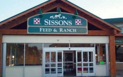 Sissons Feed and Ranch storefront entrance